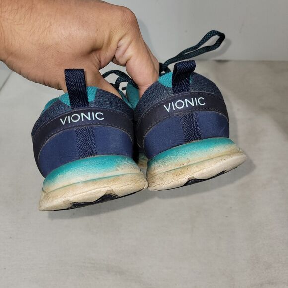 Vionic Shoes Sneakers Size 8 Womens Comfort Athleisure Blue Running Athletic - Picture 10 of 16